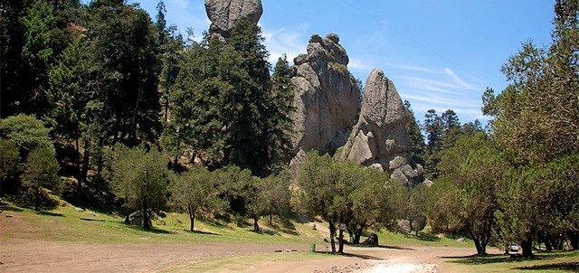 Peñas Cargadas, Mineral del Monte