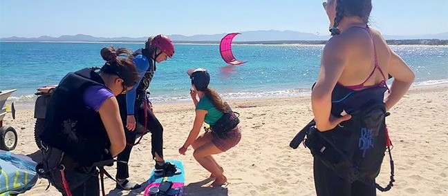 Lecciones de Kiteboarding, La Ventana