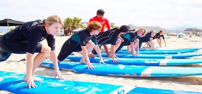 Clases de Surf, El Pescadero